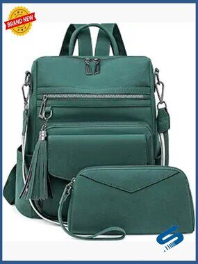 Leather Fashion Backpack Purse Convertible Shoulder Bag Travel Satchel Handbag